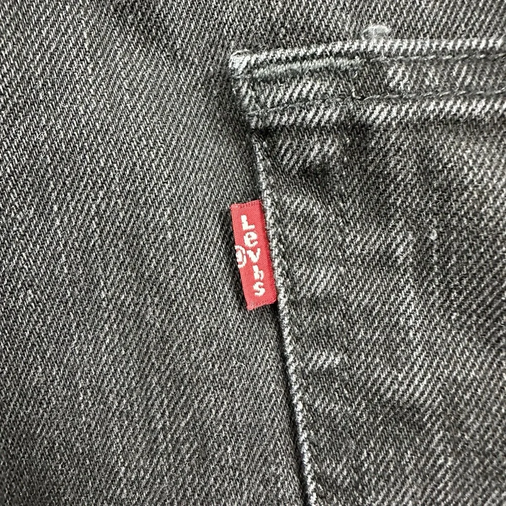 LEVI'S Men's 501 Original Fit Button Fly Jeans‎ Black Size 40x32 Cotton Straight